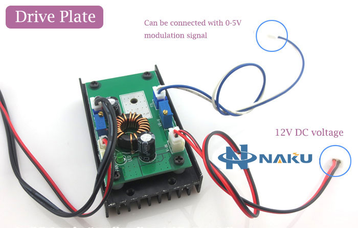 1064nmm 1w 2w 3w Powerful Invisible Laser Diode Module With Cooling Fan